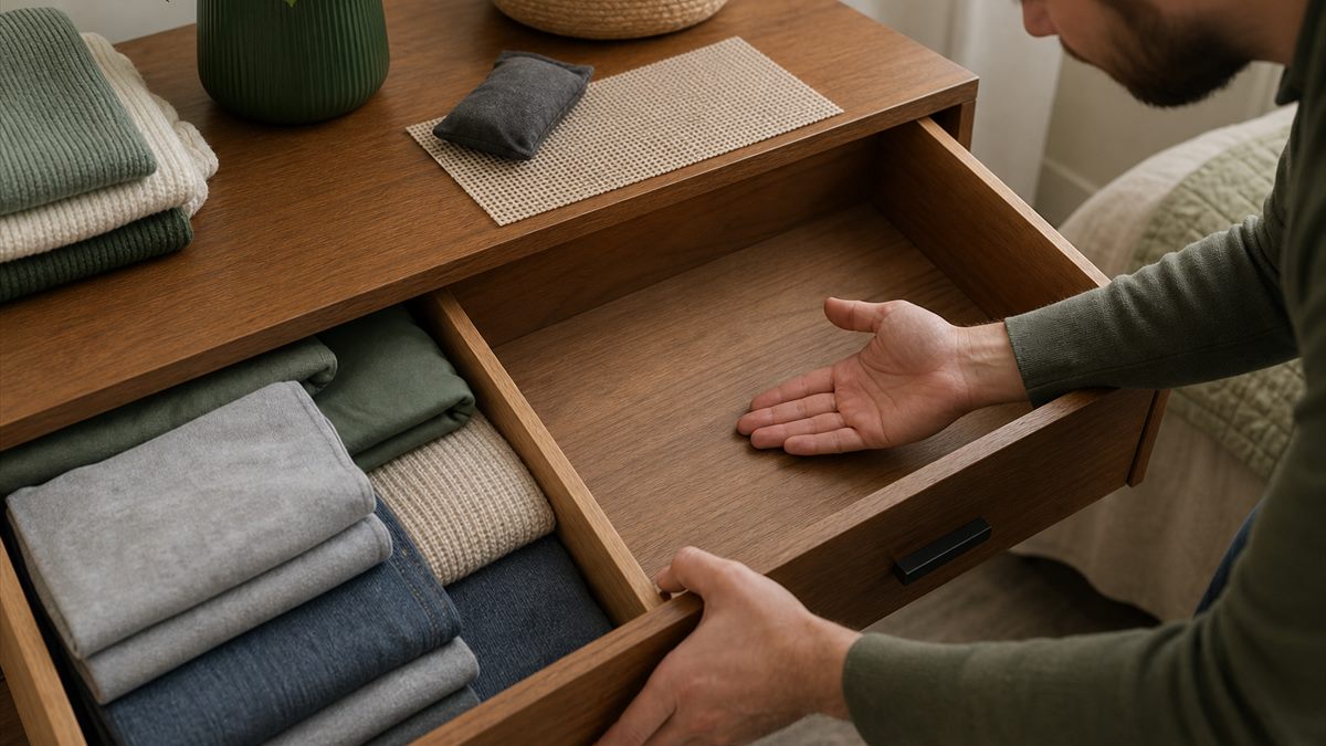 Clothes Smell Like Drawer practical check setup
